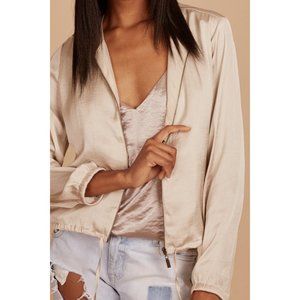 NWOT ROMEO & JULIET COUTURE Soft Cream Jacket Size M